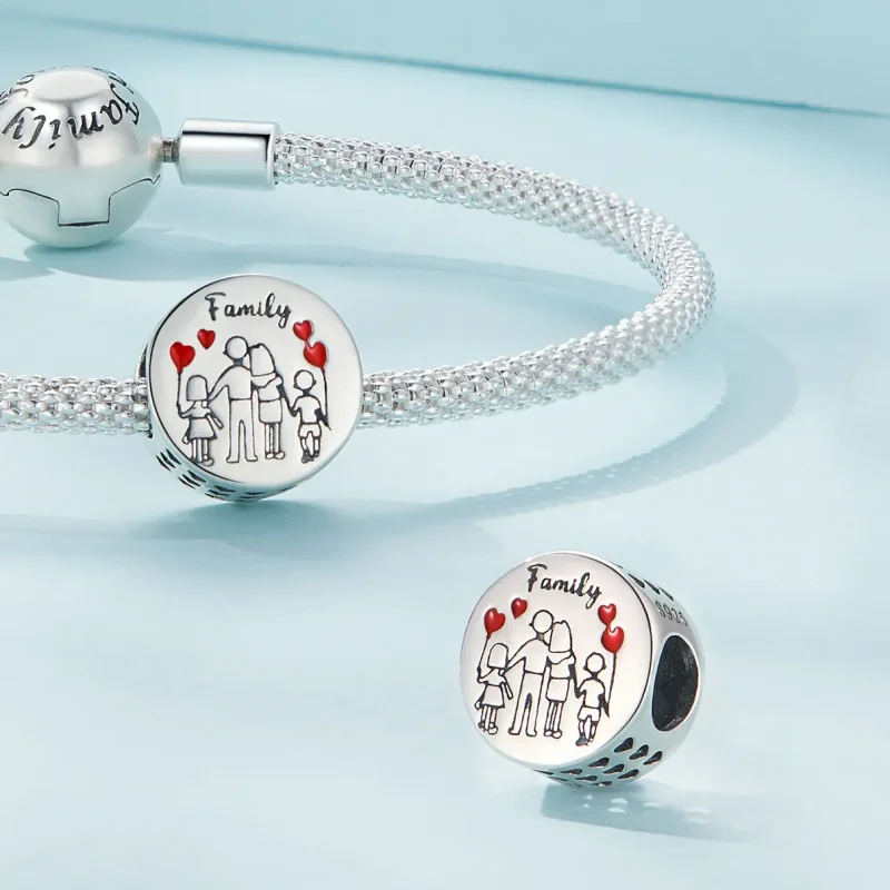 (bild till) Pandora Style Family Charm - SCC2494 - View 4