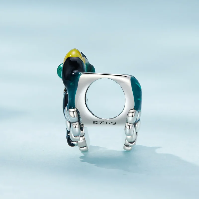 (bild till) Pandora Style Jungle Toucan Charm - SCC2520 - View 3