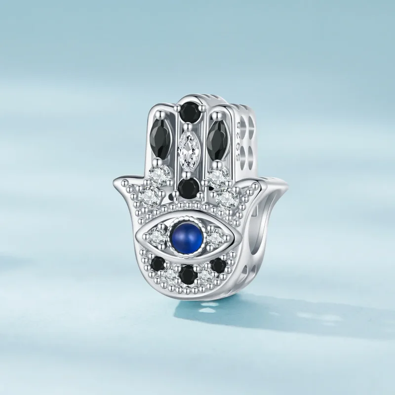 (bild till) Pandora-stil Fatimas hand-charm – SCC2522 - View 2