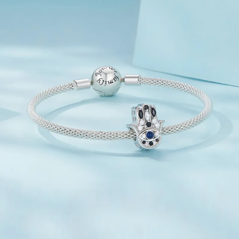 (bild till) Pandora-stil Fatimas hand-charm – SCC2522 - View 5