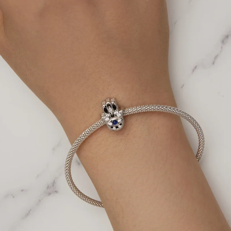 (bild till) Pandora-stil Fatimas hand-charm – SCC2522 - View 7