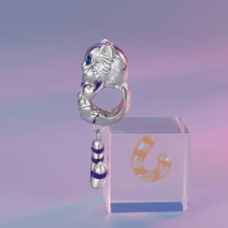 (bild till) Pandora-stil Fantasy Cat Charm - SCC2529 - View 3