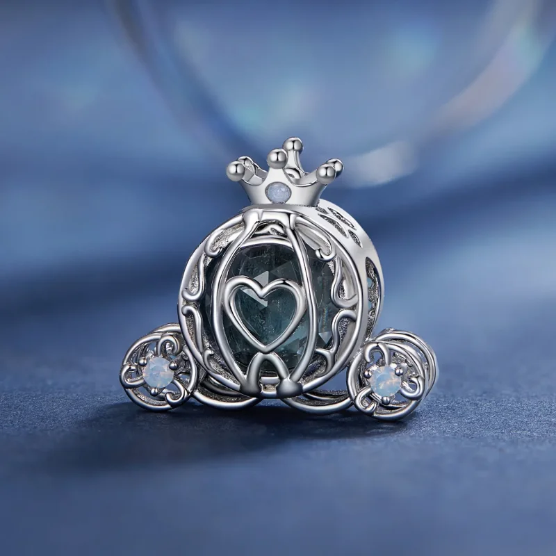 (bild till) Pandora-stil Pumpa Bilcharm - SCC2534 - View 2