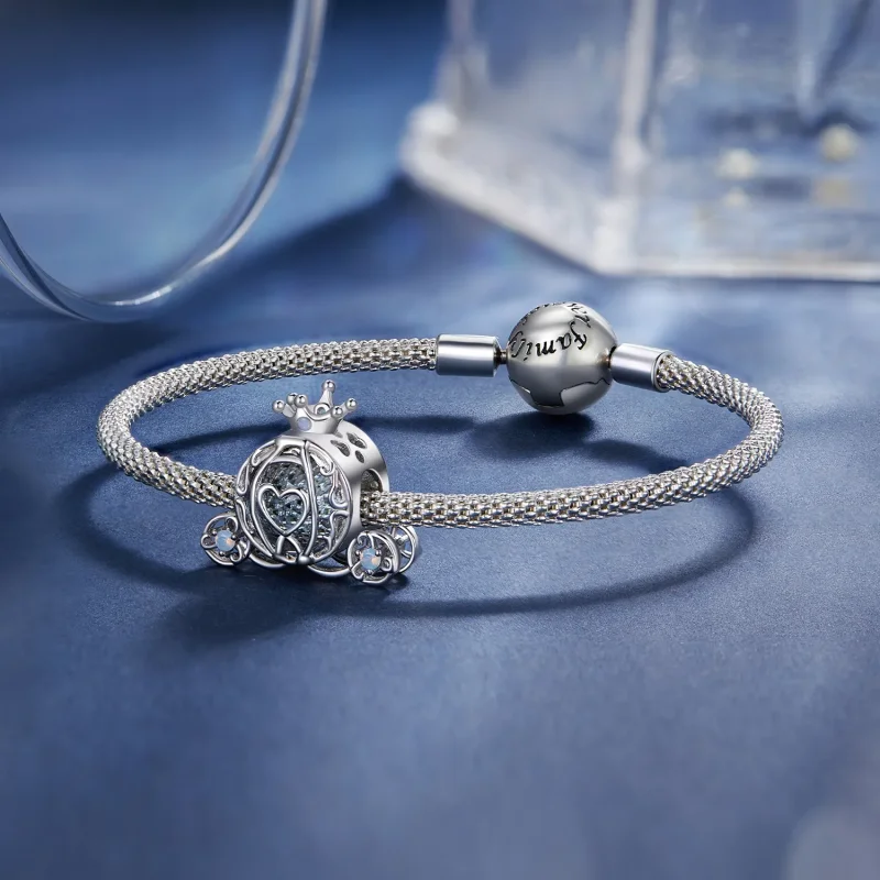 (bild till) Pandora-stil Pumpa Bilcharm - SCC2534 - View 5