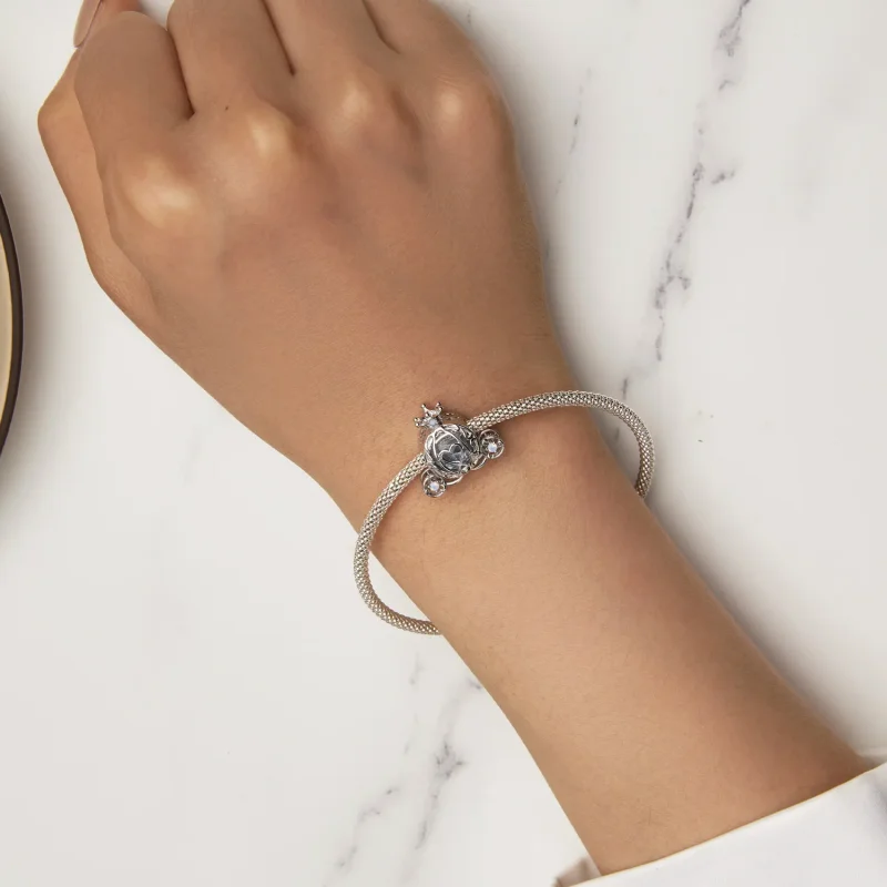 (bild till) Pandora-stil Pumpa Bilcharm - SCC2534 - View 7