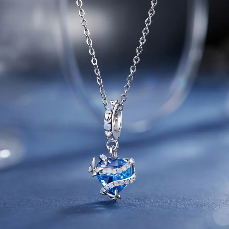 (bild till) Pandora-stil Magic Heart-hänge - SCC2535 - View 2