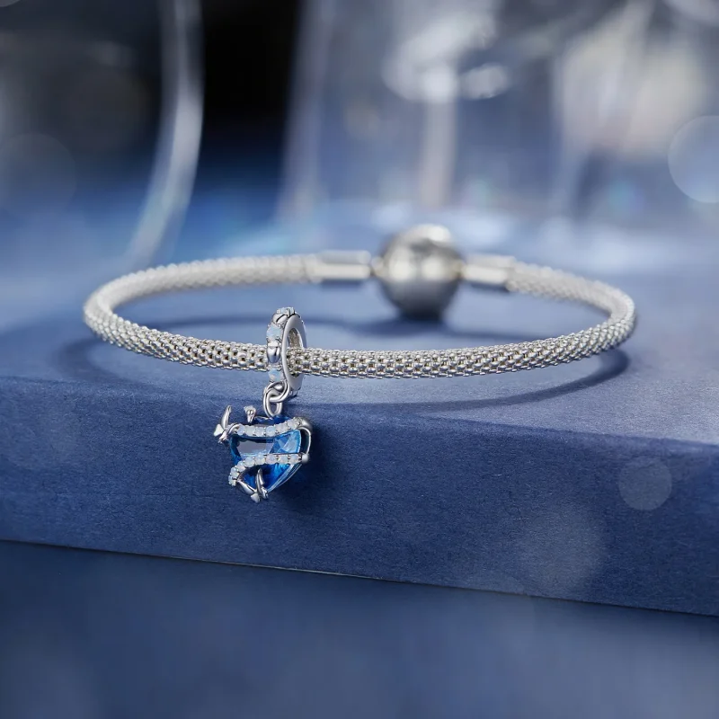 (bild till) Pandora-stil Magic Heart-hänge - SCC2535 - View 3