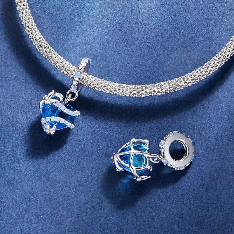 (bild till) Pandora-stil Magic Heart-hänge - SCC2535 - View 4