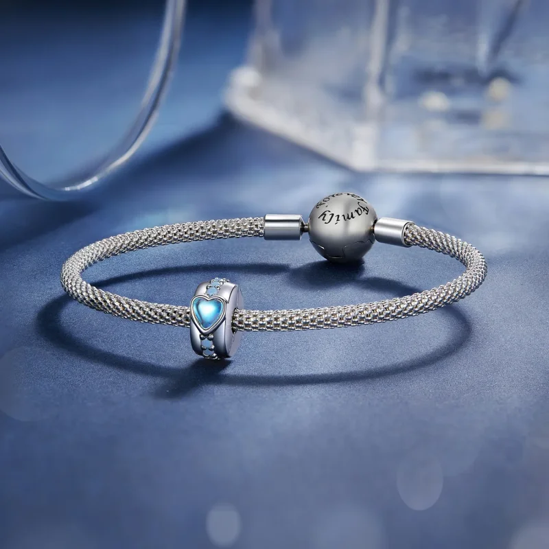 (bild till) Pandora-stil Magic Heart Clip - SCC2537 - View 5
