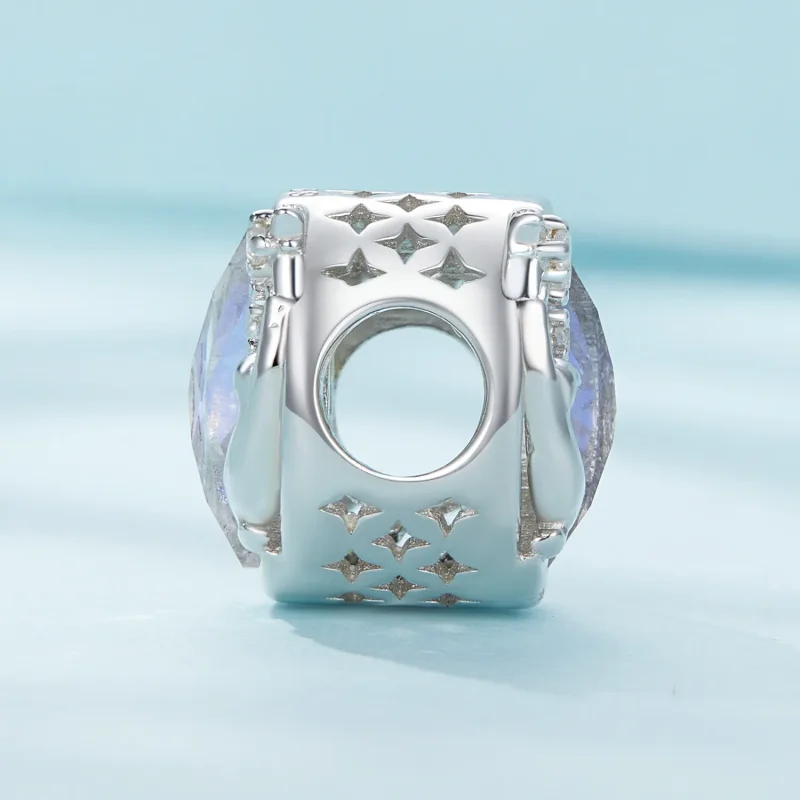 (bild till) Pandora-stil Månljuskattcharm - SCC2538 - View 3
