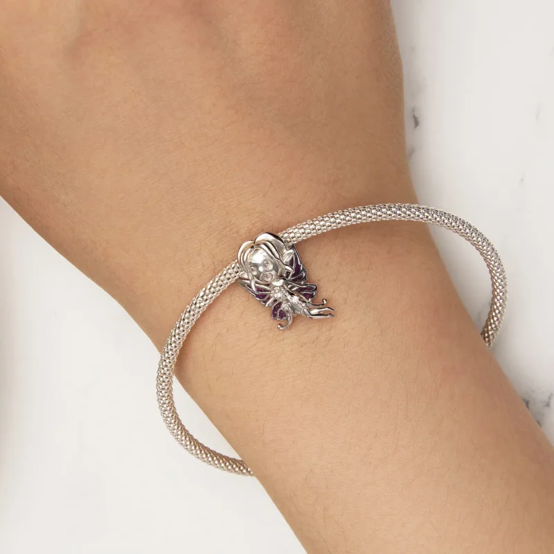 (bild till) Pandora-stil Fjäril-älv-charm - SCC2544 - View 5