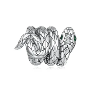 (bild till) Pandora-stil Spiralslingande Ormcharm – SCC2549
