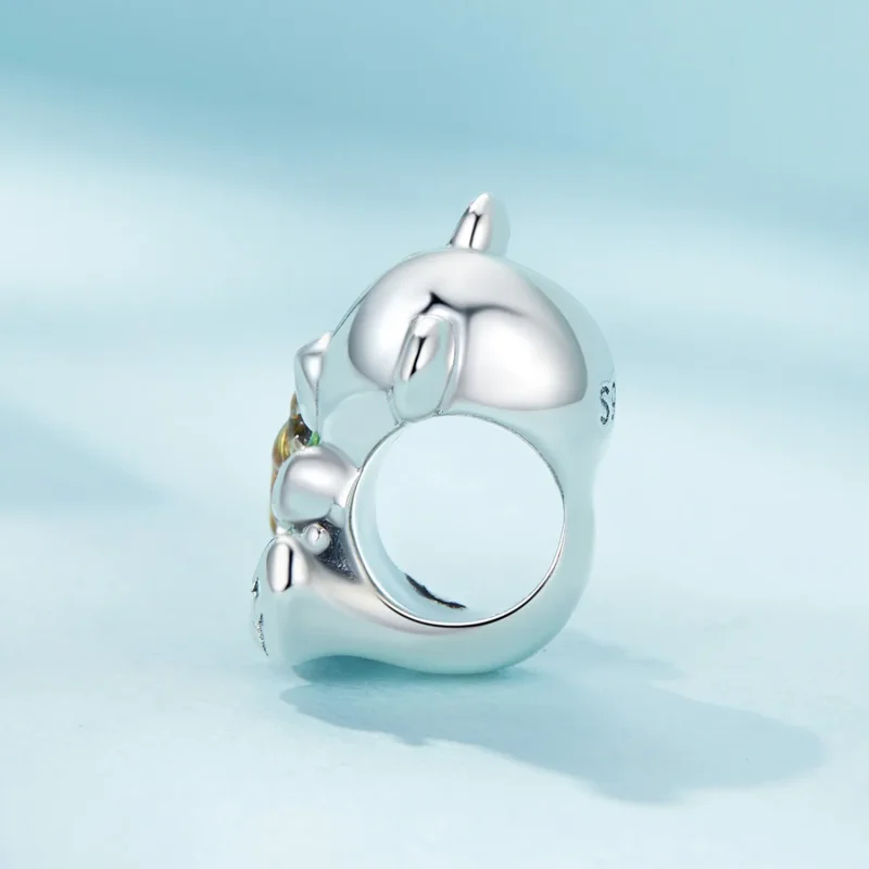 (bild till) Pandora-stil Solros och Björn Charm - SCC2560 - View 3