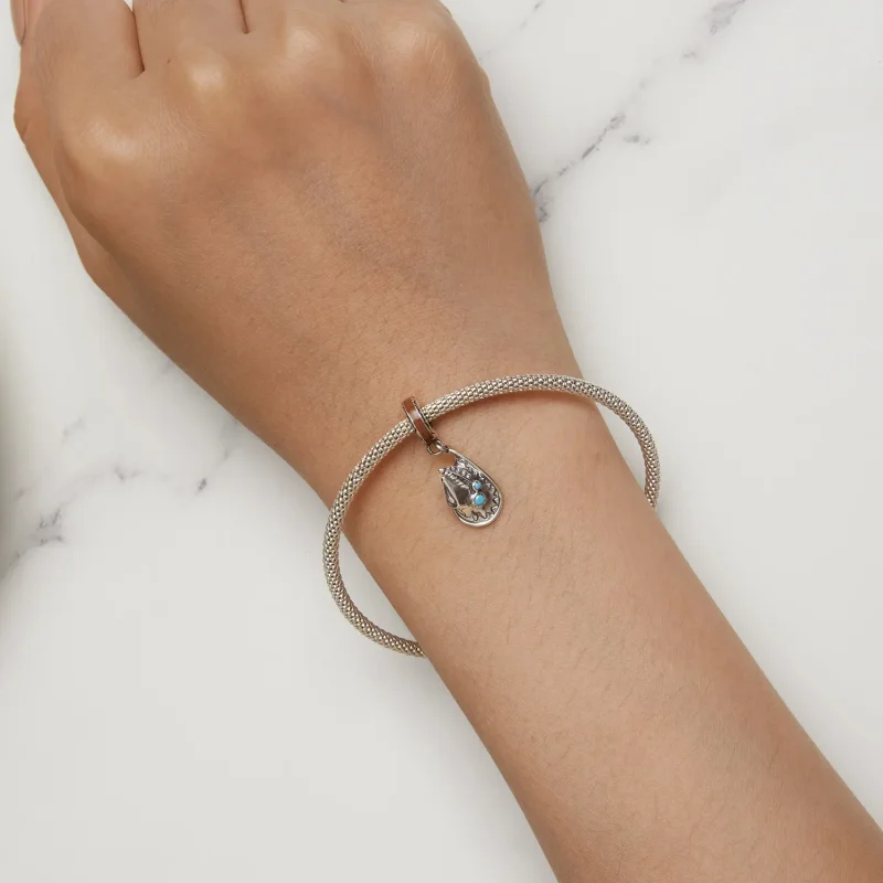 (bild till) Pandora-stil Cowboyhatt Hängecharm - SCC2565 - View 5