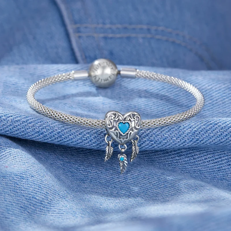 (bild till) Pandora-stil Retro Drömfångar-charm - SCC2567 - View 3