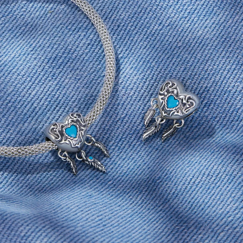(bild till) Pandora-stil Retro Drömfångar-charm - SCC2567 - View 4