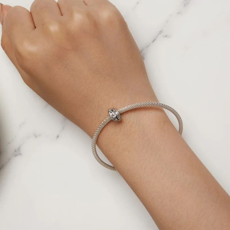(bild till) Pandora-stil Retro Bälte Charm - SCC2568 - View 6
