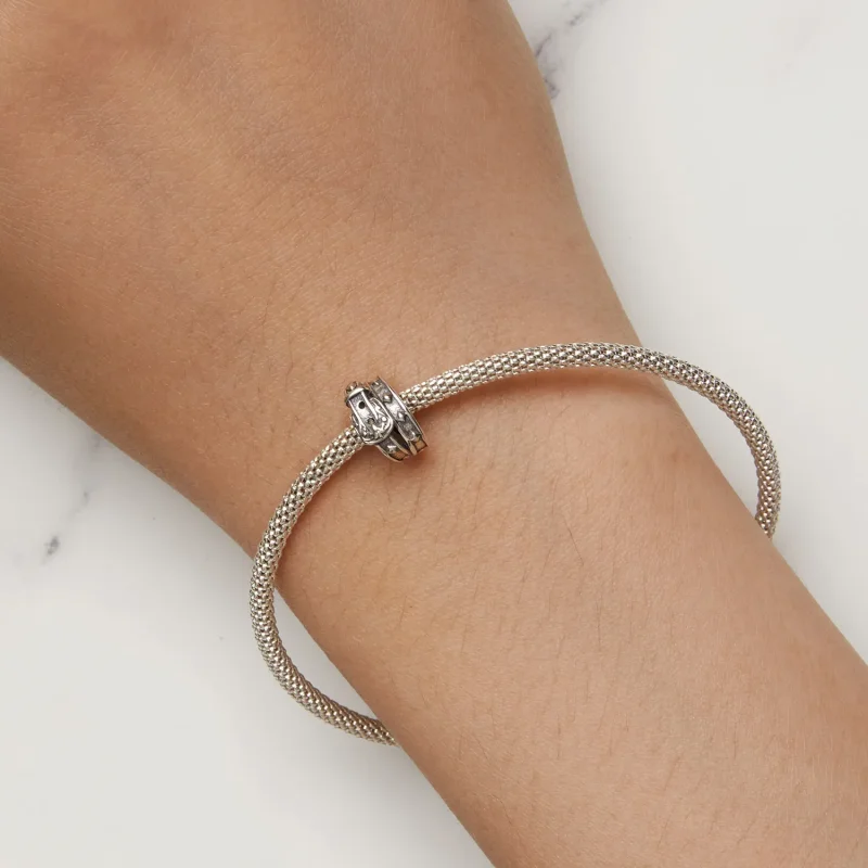 (bild till) Pandora-stil Retro Bälte Charm - SCC2568 - View 7