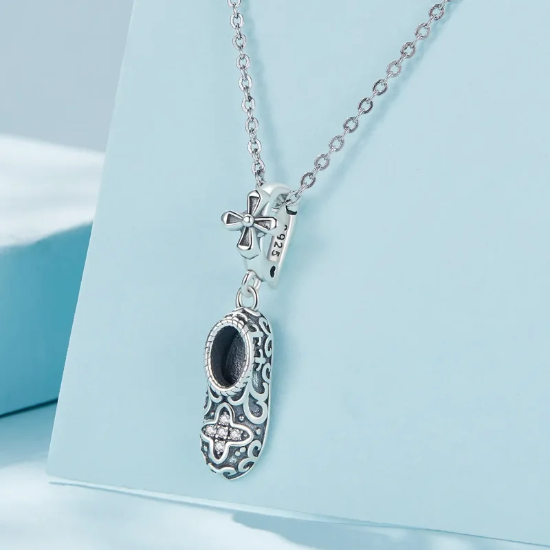 (bild till) Pandora-stil Utsökt Mönsterskor Charm - SCC2573 - View 3