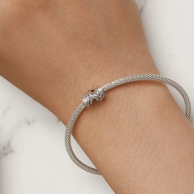 (bild till) Pandora-stil Lövcharm - SCC2575 - View 7