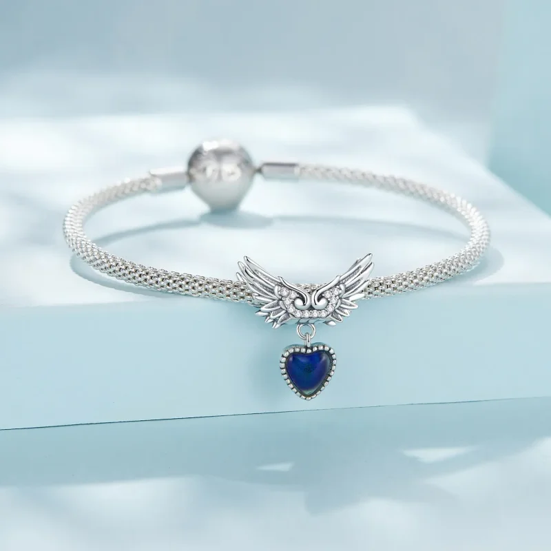 (bild till) Pandora-stil Vingar Vårdare Känslosten Charm - SCC2581 - View 5