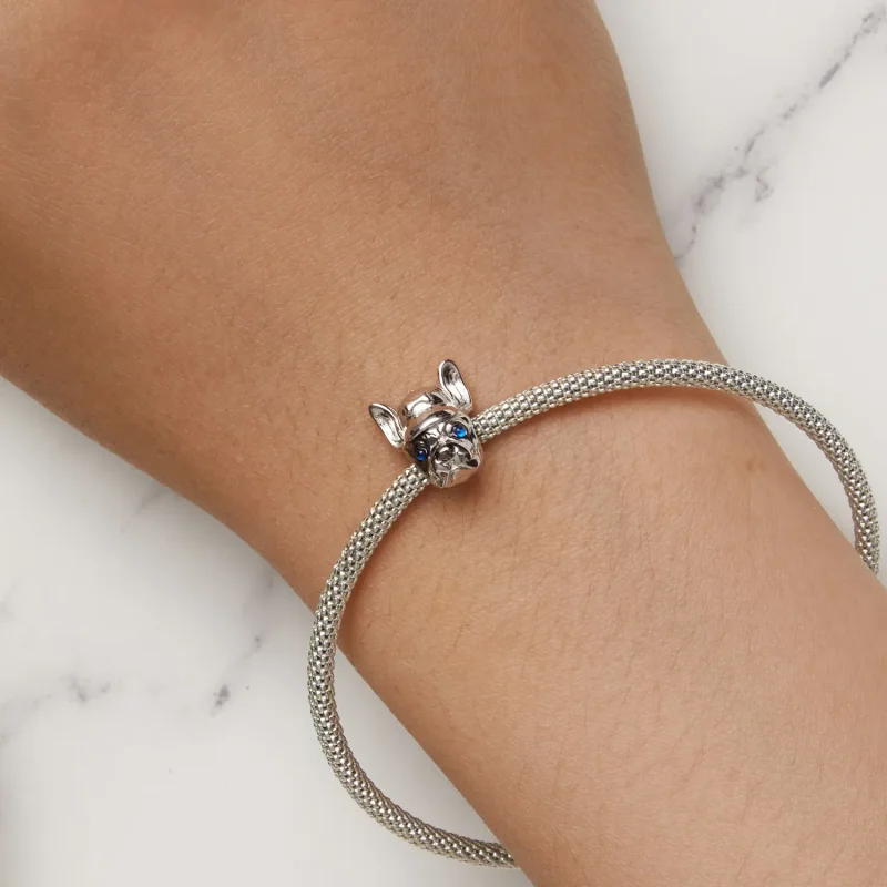 (bild till) Pandora-stil French Bulldog-charm - SCC2588 - View 7