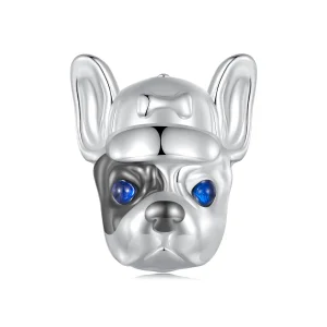 (bild till) Pandora-stil French Bulldog-charm - SCC2588