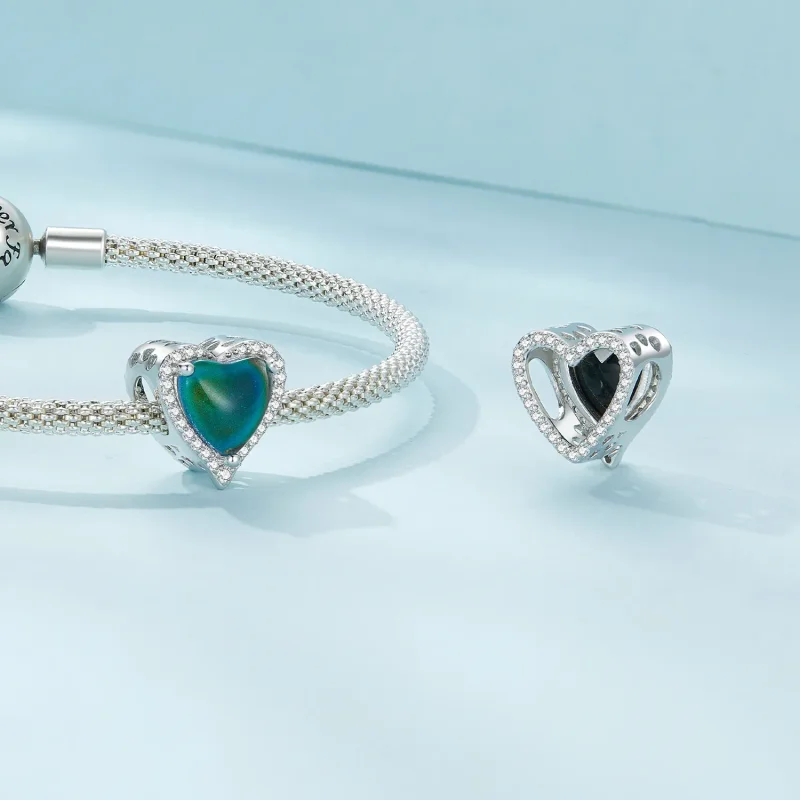 (bild till) Pandora-stil Termosensorisk Känslostencharm - SCC2596 - View 7