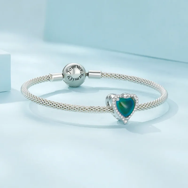 (bild till) Pandora-stil Termosensorisk Känslostencharm - SCC2596 - View 8