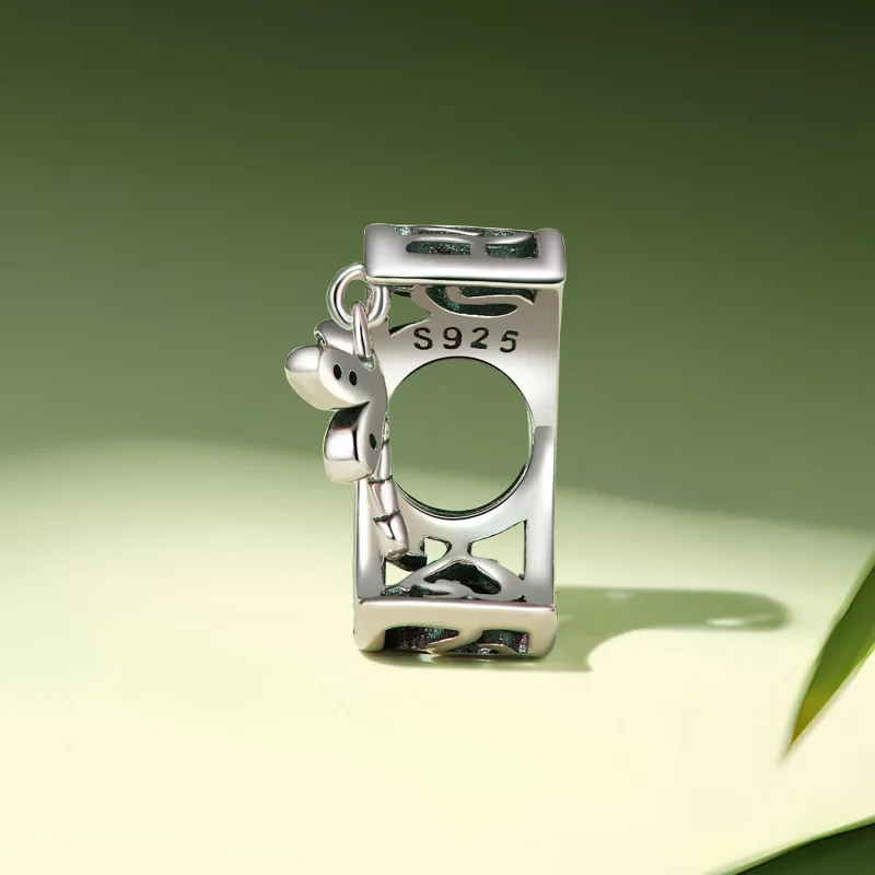 (bild till) Pandora-stil Mån Drakfluge Charm - SCC2605 - View 3