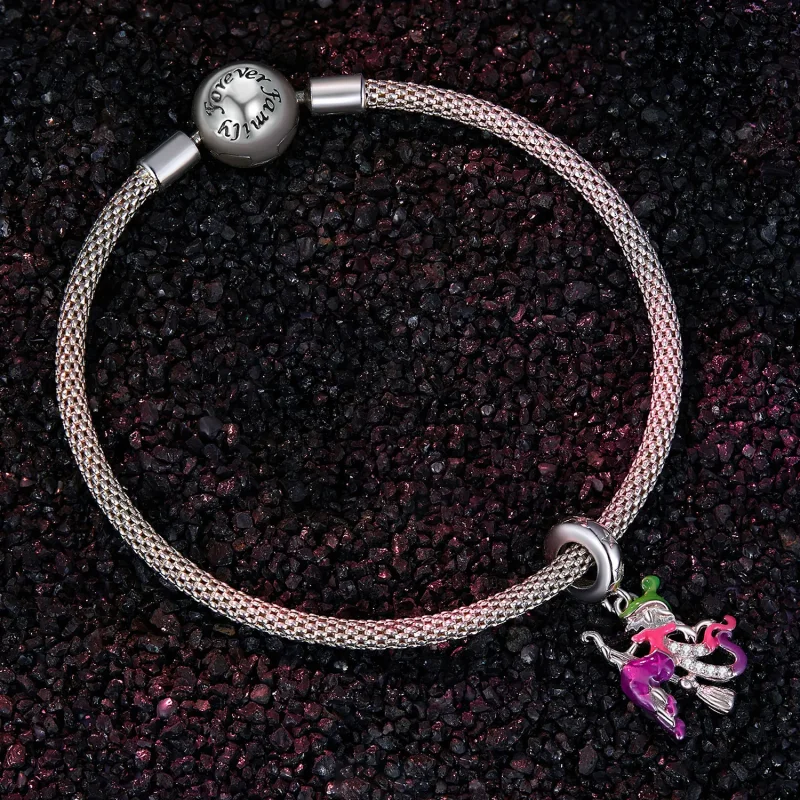 (bild till) Pandora-stil Glöd-i-mörker-häxa Hängsmycke - SCC2608 - View 3