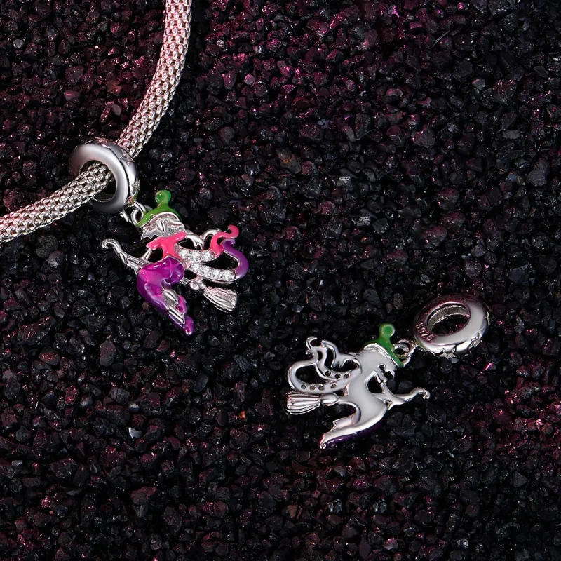 (bild till) Pandora-stil Glöd-i-mörker-häxa Hängsmycke - SCC2608 - View 4
