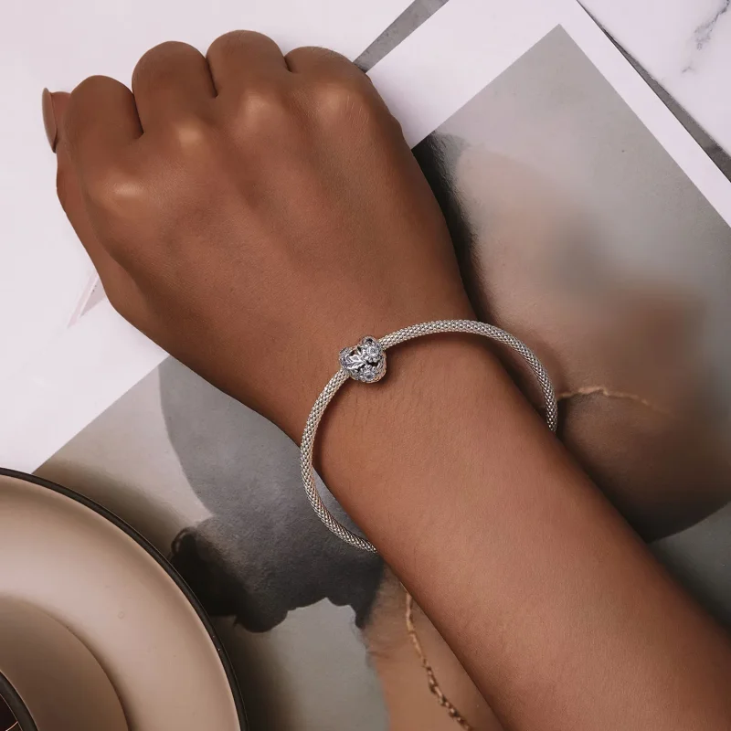 (bild till) Pandora Style Vintage Vine Charm - SCC2610 - View 6