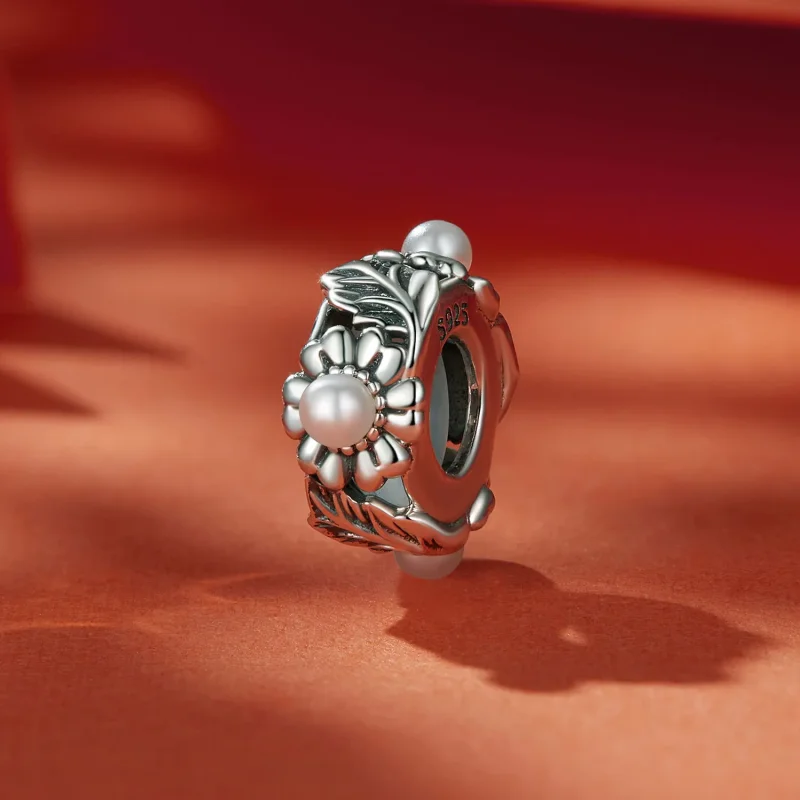 (bild till) Pandora-stil Vintage Vine Distansbit - SCC2612 - View 2