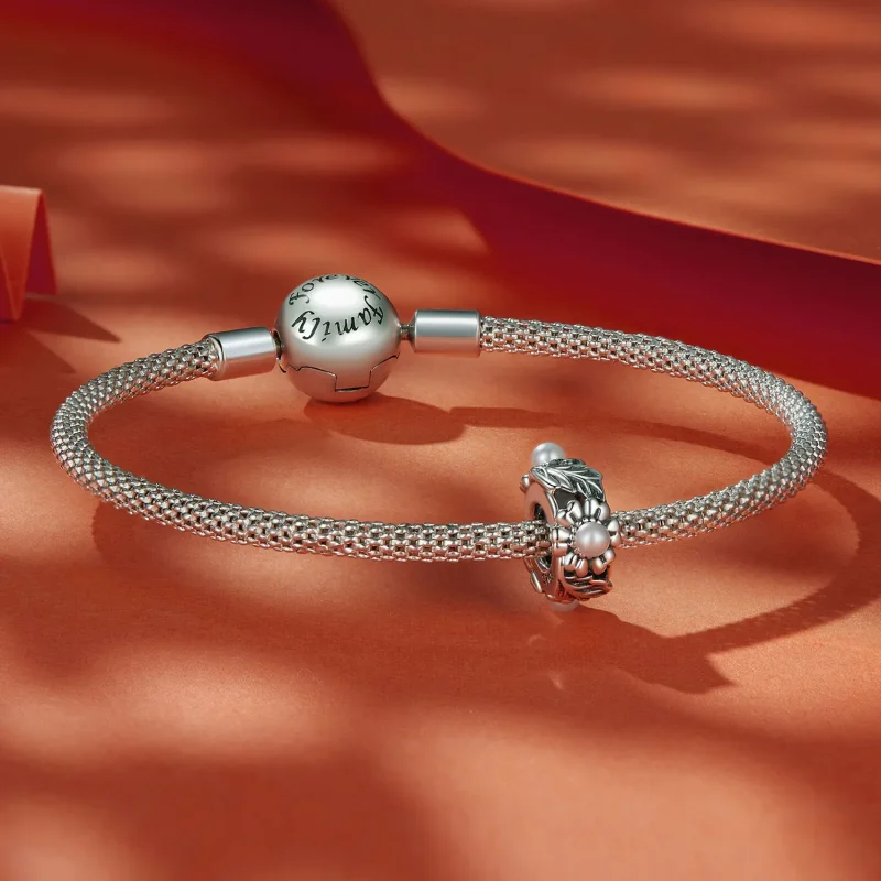 (bild till) Pandora-stil Vintage Vine Distansbit - SCC2612 - View 5