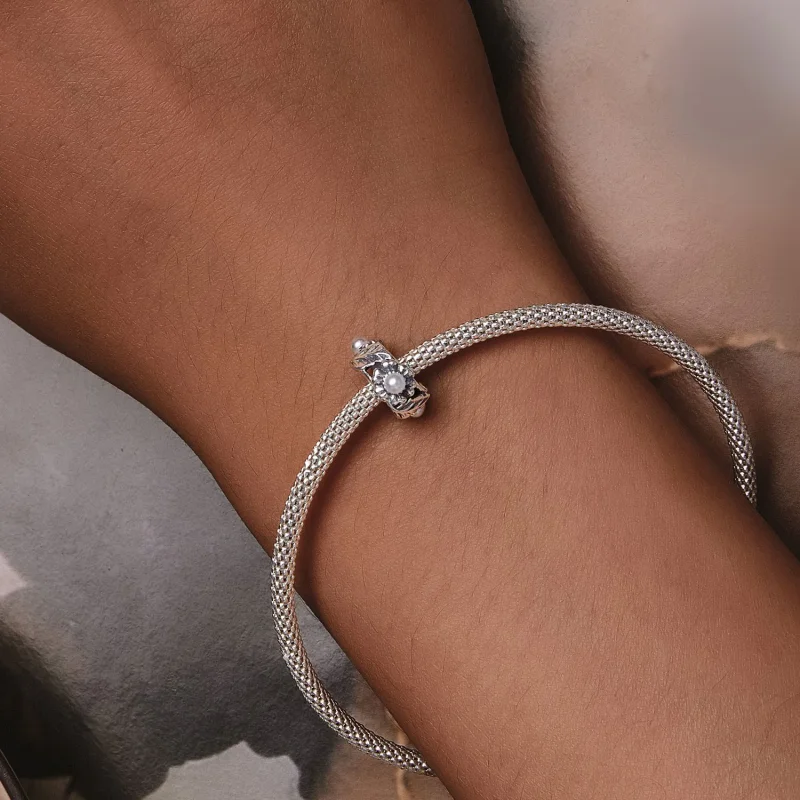 (bild till) Pandora-stil Vintage Vine Distansbit - SCC2612 - View 7
