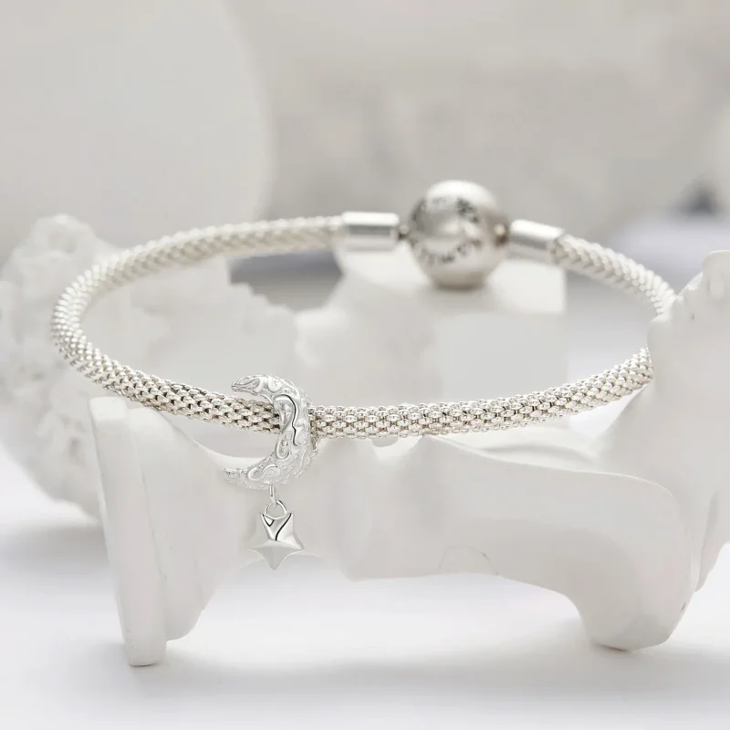 (bild till) Pandora-stil Mönster Charm med Mönster - SCC2619 - View 3