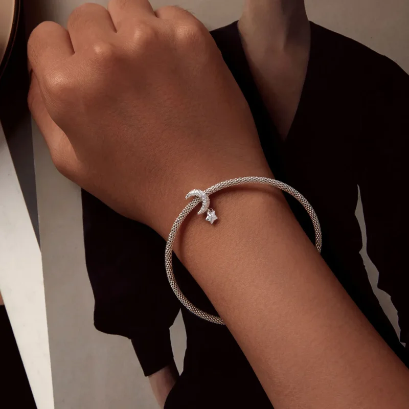 (bild till) Pandora-stil Mönster Charm med Mönster - SCC2619 - View 5