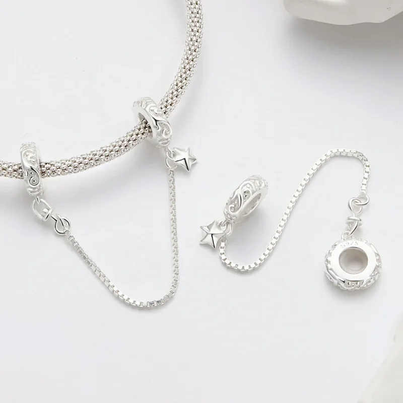 (bild till) Pandora Style Pattern Safe-kedja - SCC2620 - View 4