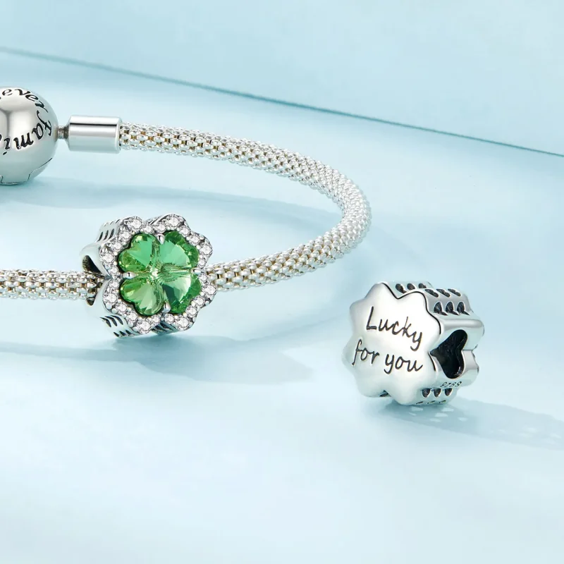 (bild till) Pandora-stil Fyrklöver Charm - SCC2622 - View 4