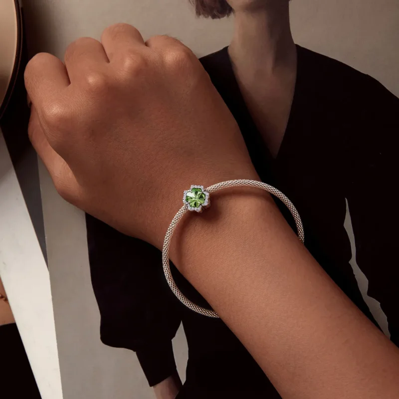 (bild till) Pandora-stil Fyrklöver Charm - SCC2622 - View 6