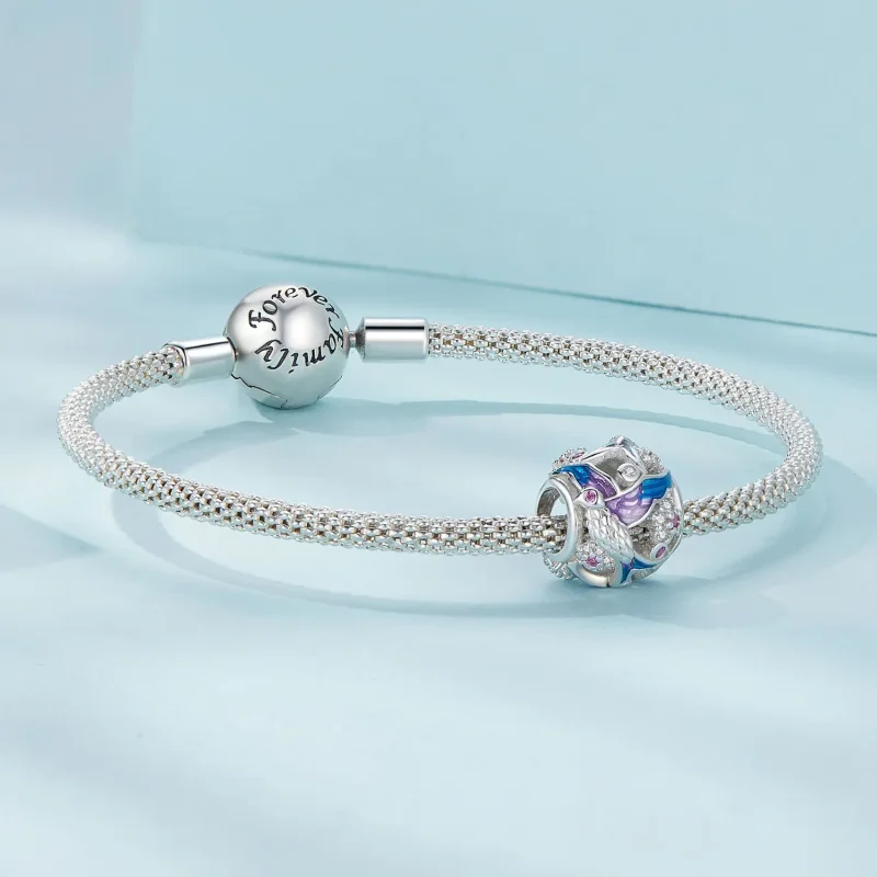 (bild till) Pandora-stil Kingfisher Charm - SCC2627 - View 5