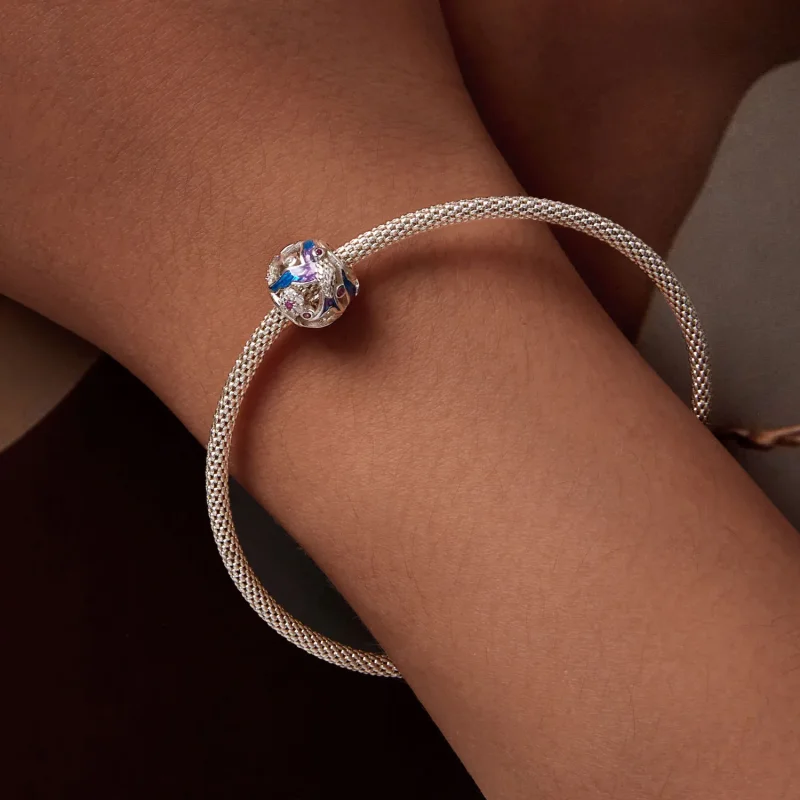 (bild till) Pandora-stil Kingfisher Charm - SCC2627 - View 7