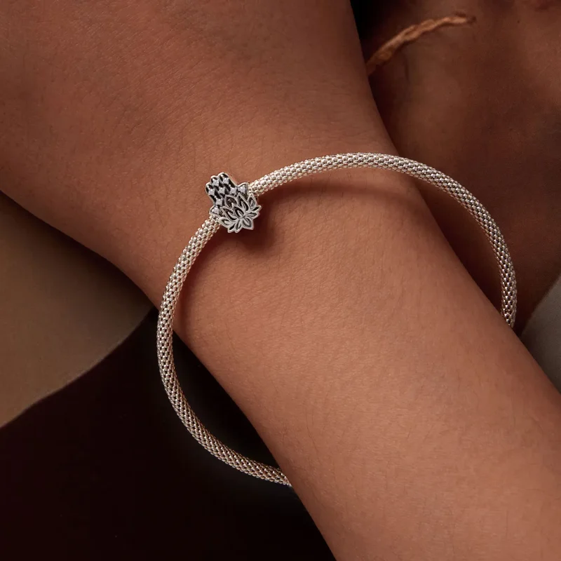 (bild till) Pandora-stil Fatimas hand-charm – SCC2628 - View 7