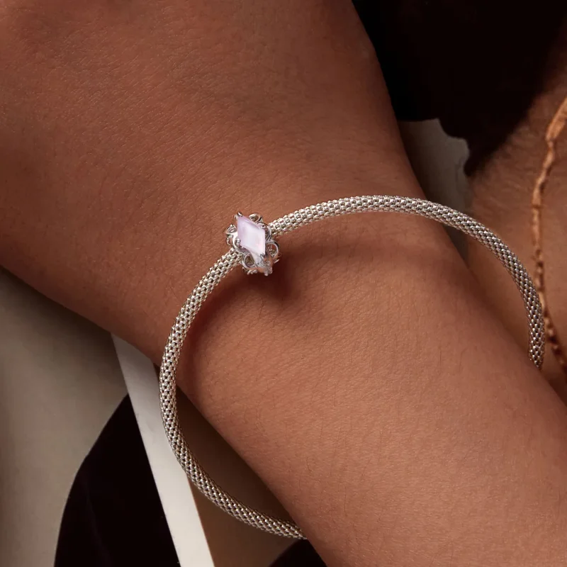 (bild till) Pandora-stil Rosa Spetsar Silikonavståndare - SCC2642 - View 7