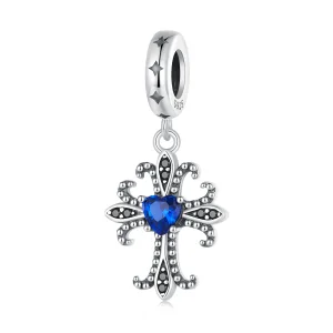 (bild till) Pandora Style Retro Cross Dangle - SCC2643