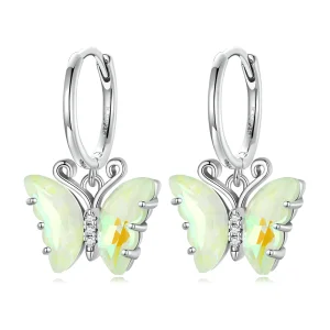 (bild till) Pandora Style Symphony Butterfly Hängeörhängen - SCE1588-GN