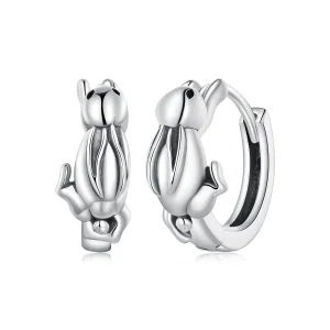 Pandora-stil Kaninörhängen i Ringform - SCE1616 (bild till) Pandora-stil Kaninörhängen i Ringform - SCE1616