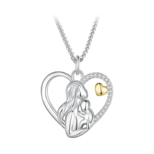 (bild till) Pandora-stil Moders och Sons Djupa Kärlek Halsband - SCN498