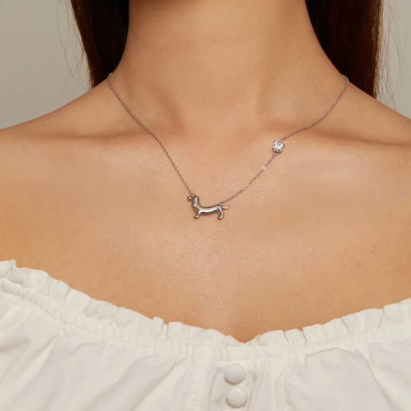 (bild till) Pandora-stil Taxhalsband - SCN501 - View 4